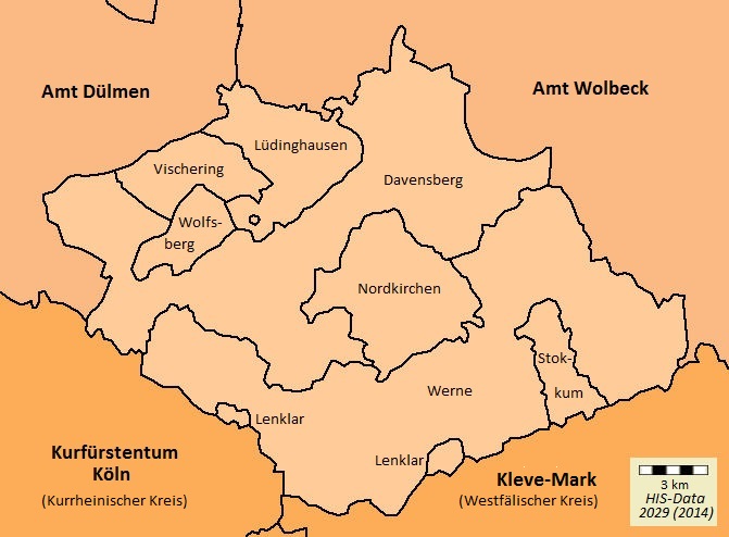 HIS-Data Werne Amt Karte