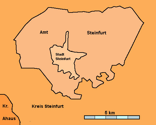HIS-Data Burgsteinfurt Stadt Karte 1843 HIS-Data Burgsteinfurt Stadt Karte 1843
