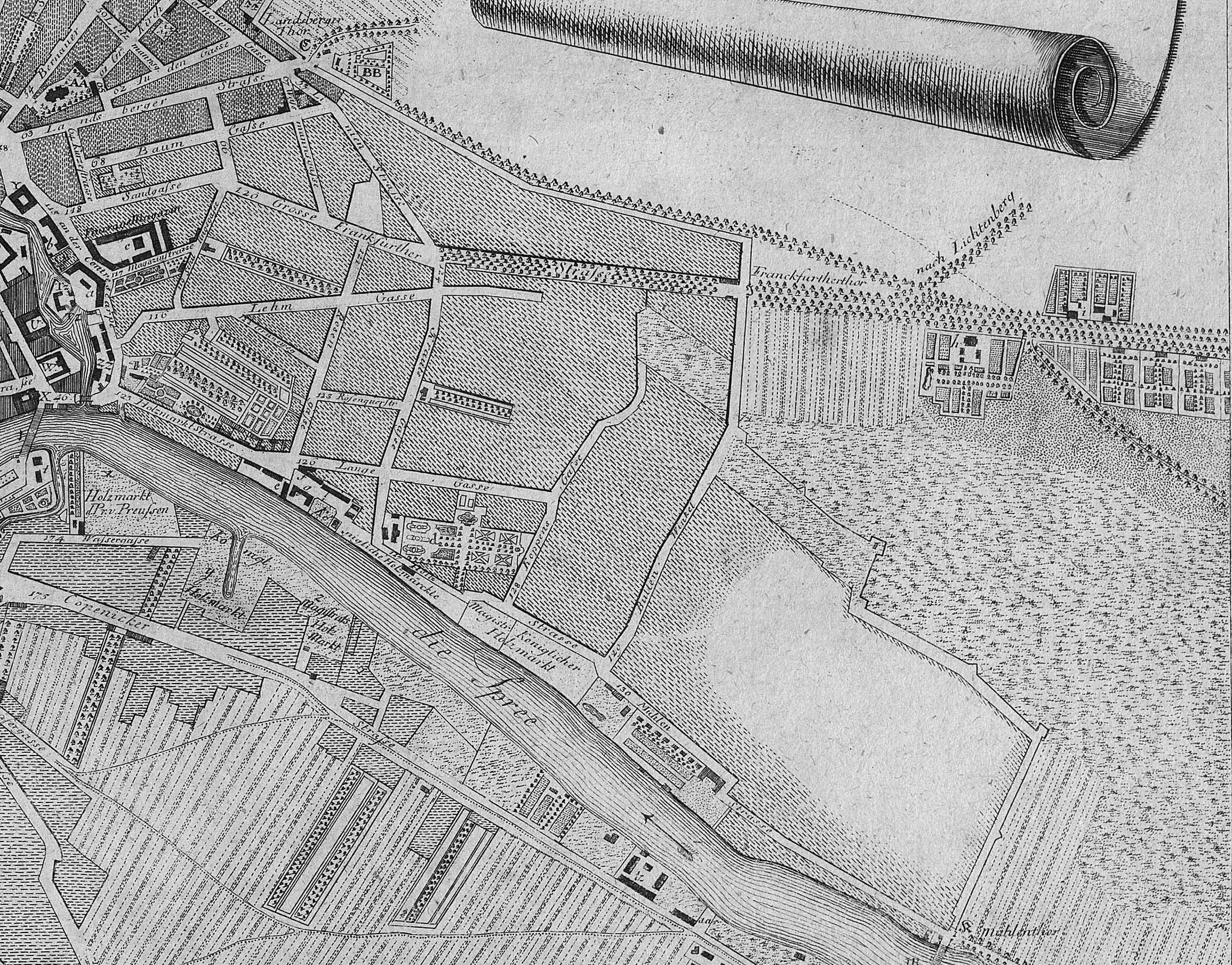 Stralauer Vorstadt (Berlin) 1786