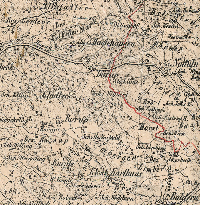 HISData Darup Karte 1850