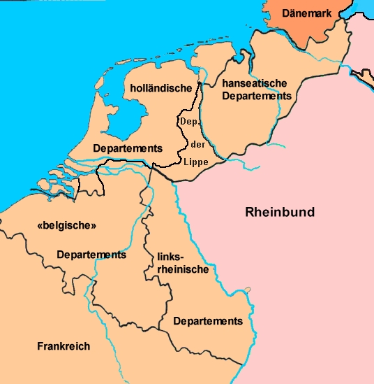 His Data Frankreich Karte Nord 1812